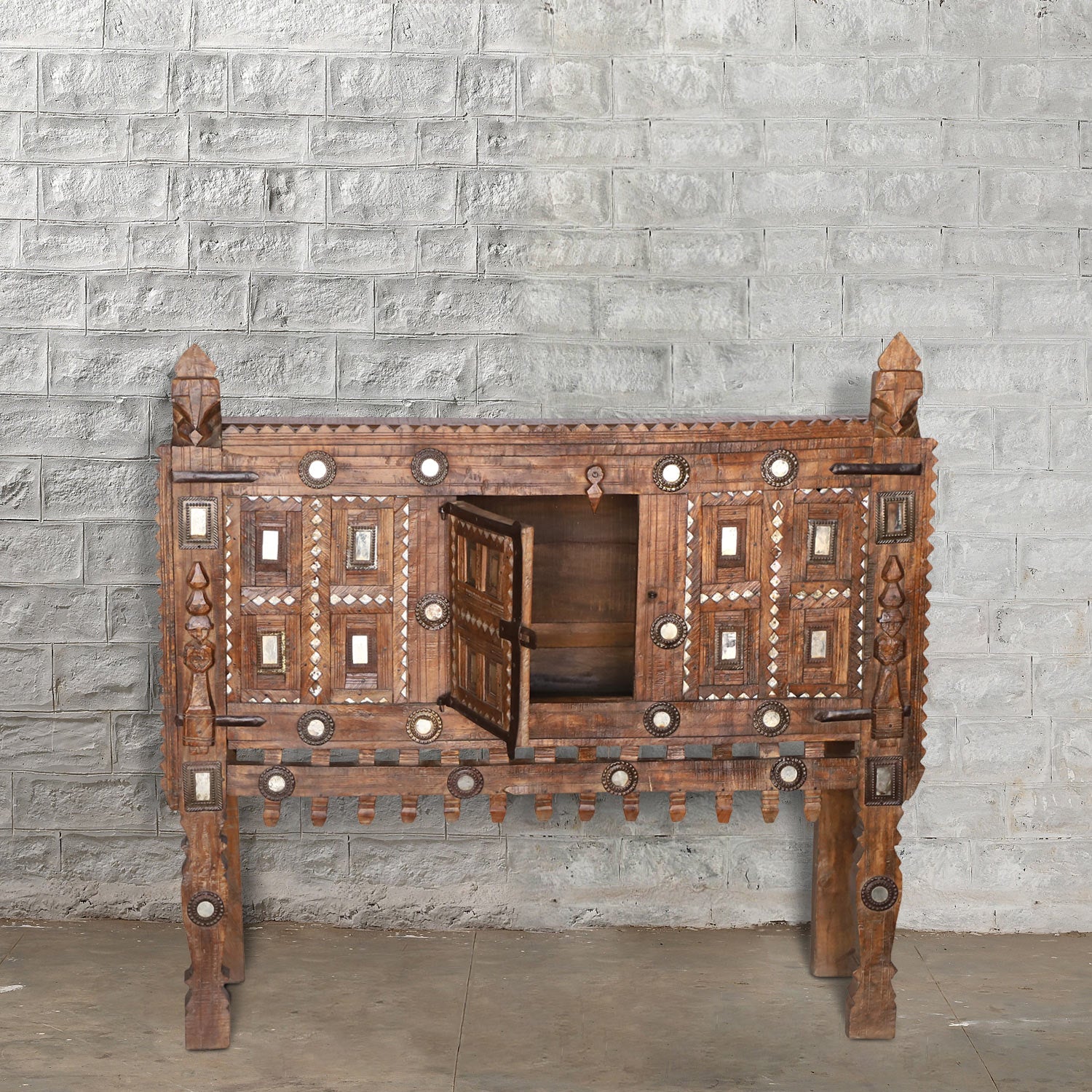 Wooden Carved Manjoo Mirrors 3