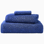 Maze Indigo Bath Towel - 32219807154222