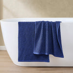 Maze Indigo Bath Towel - 32219807088686
