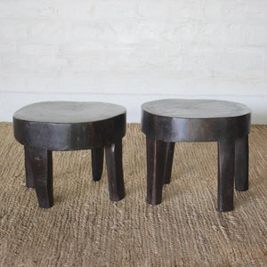 Anit Teak Naga Stool