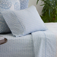 Kama Light Indigo Organic Sheet Set - High Quality Image of 