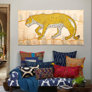 Leopard Left Tapestry