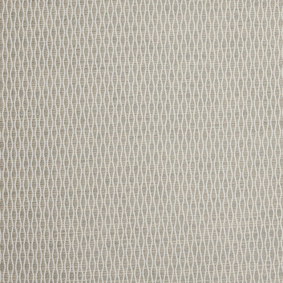 A close up of John Robshaw's Natesh Gray Performance Fabric, resistant to mold.