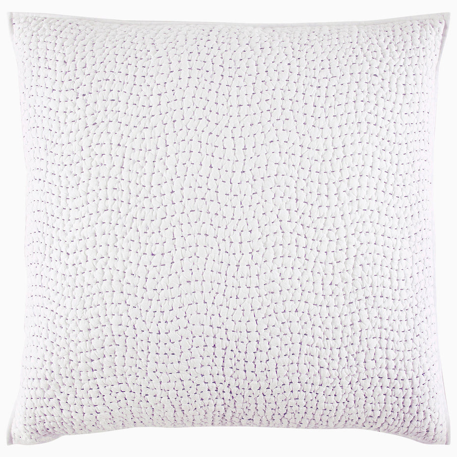 Organic Hand Stitched Lavender Sham