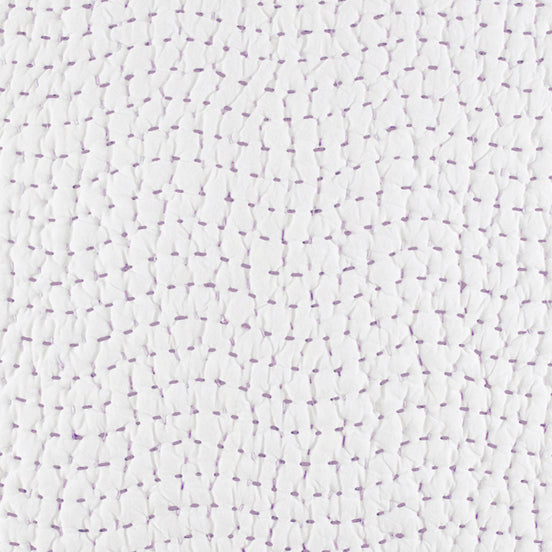 Organic Hand Stitched Lavender Quilt Swatch