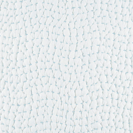 Organic Hand Stitched Mist Quilt Swatch