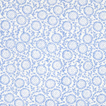 A classic John Robshaw Chandra Azure Euro fabric in blue and white, made of cotton linen. - 30801473830958