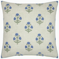 Lucy Azure Decorative Pillow - High Quality Image of 