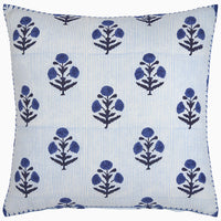 Lucy Indigo Decorative Pillow - High Quality Image of 