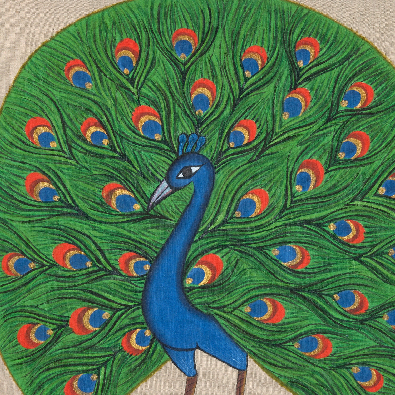 Majestic Peacock Decorative Pillow