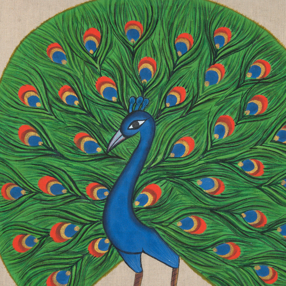 Majestic Peacock Decorative Pillow