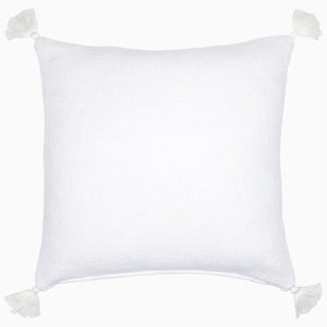 Woven Ivory Decorative Pillow