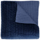 A John Robshaw Velvet Indigo Quilt on a white background.