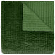 A Velvet Moss Quilt by John Robshaw, handcrafted by Indian artisans, on a white background.
