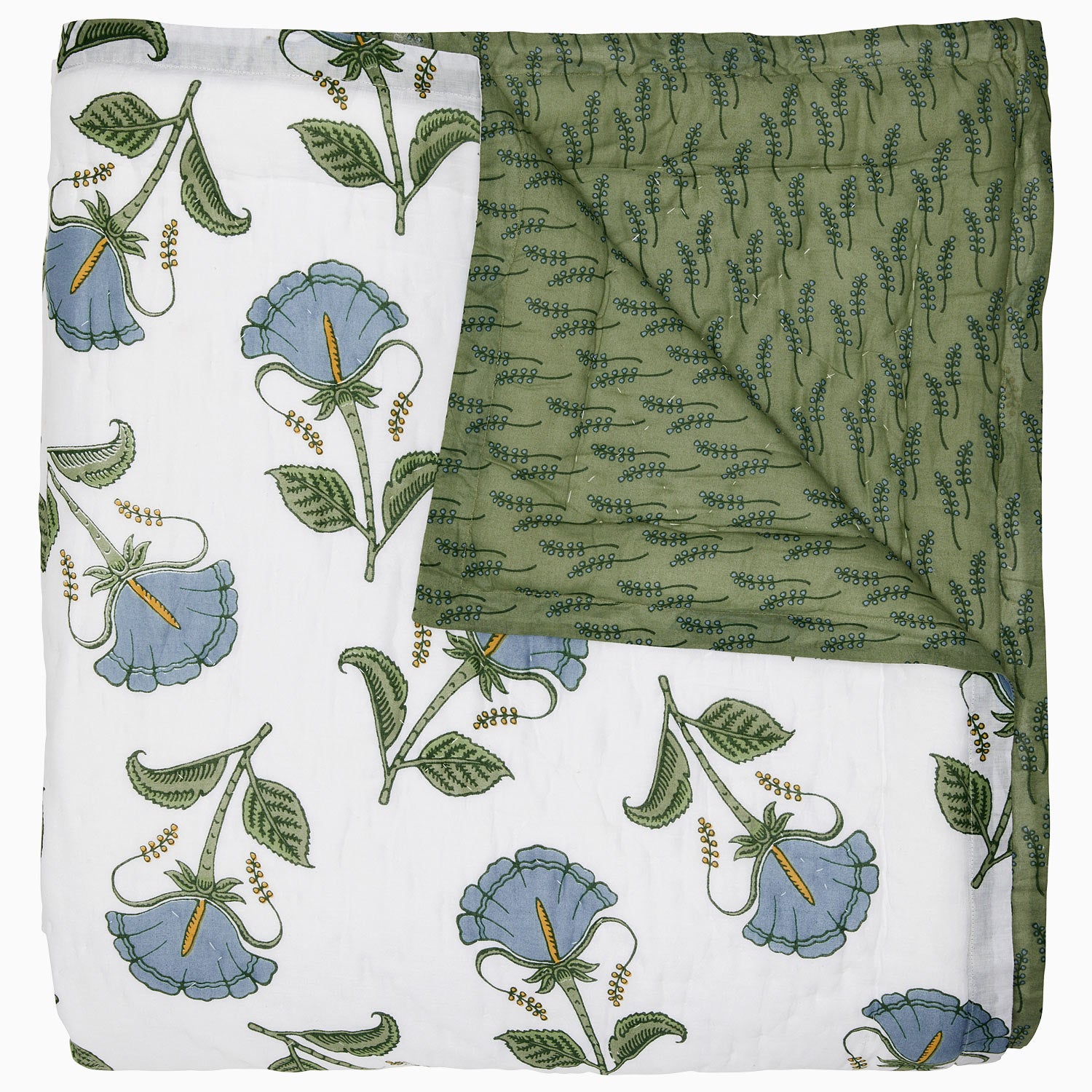 Farah Light Indigo Quilt