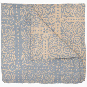 Raisa Slate Woven Quilt