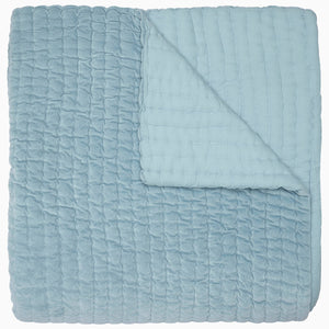 Velvet Light Indigo Quilt