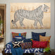 Right White Tiger Tapestry