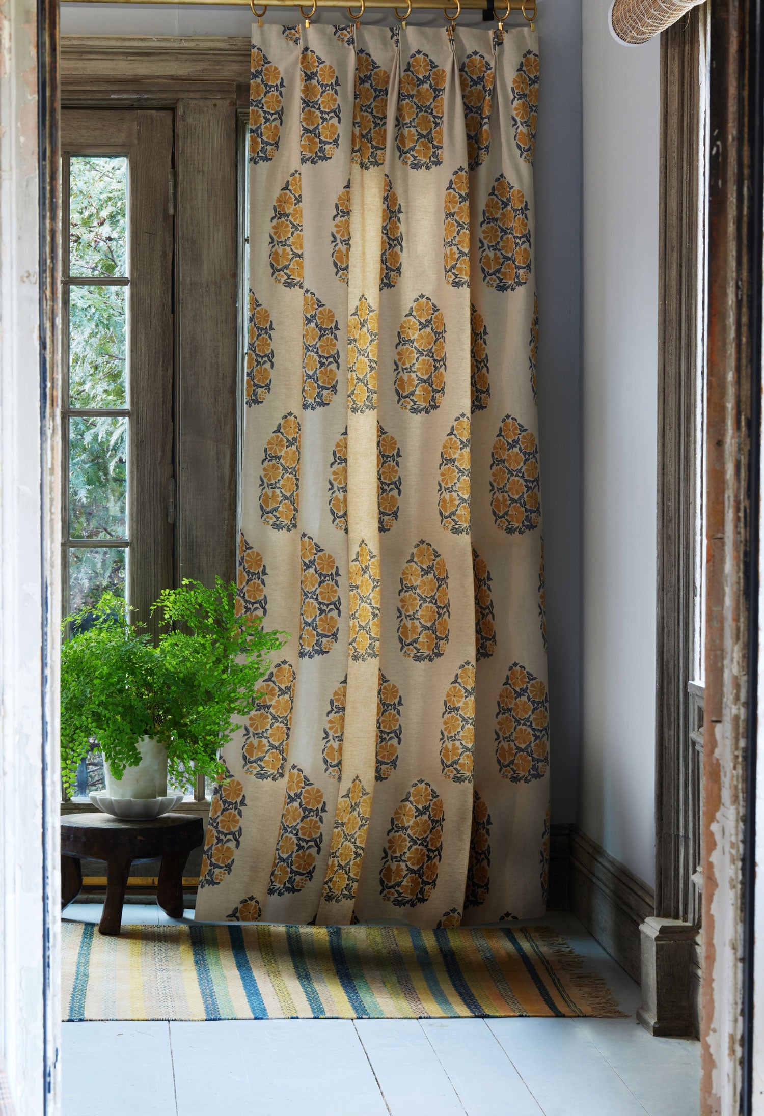 Saanya Marigold Fabric