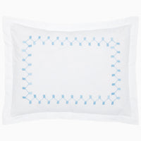 Anketi Light Indigo Border Sham - High Quality Image of 