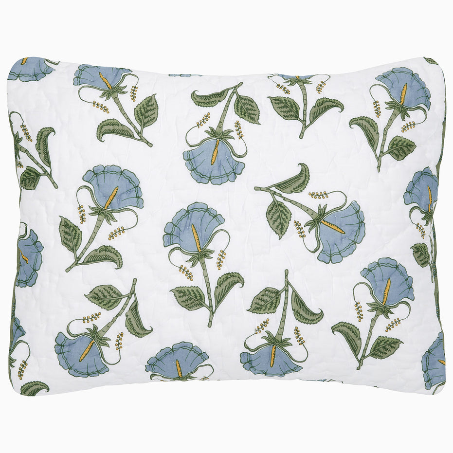 Farah Light Indigo Sham