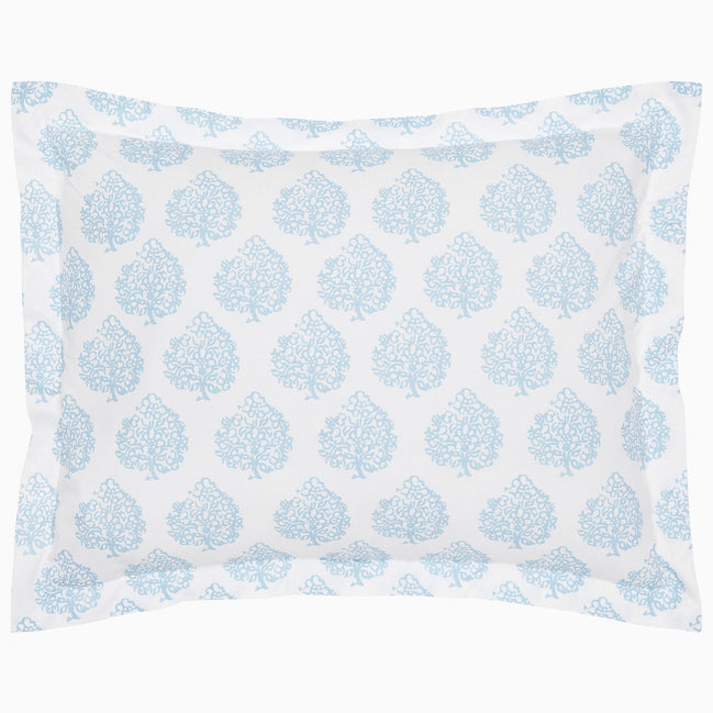 Mali Light Indigo Organic Sham
