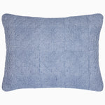 A Nandi Indigo Quilt pillow with simple stripes by John Robshaw. - 30783801655342