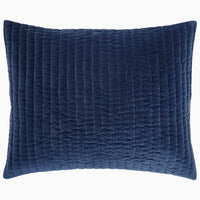 Velvet Indigo Sham - High Quality Image of 