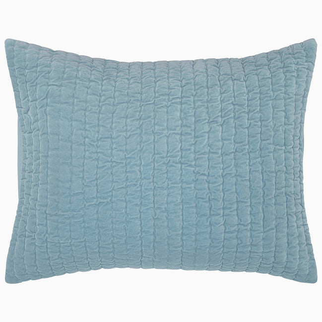Velvet Light Indigo Sham
