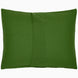 A hand quilted Velvet Moss Quilt by John Robshaw on a white background.