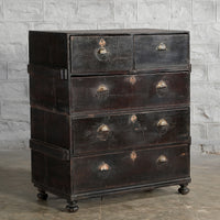 Ambu 2 Part 5 Drawer Teak Chest - High Quality Image of 