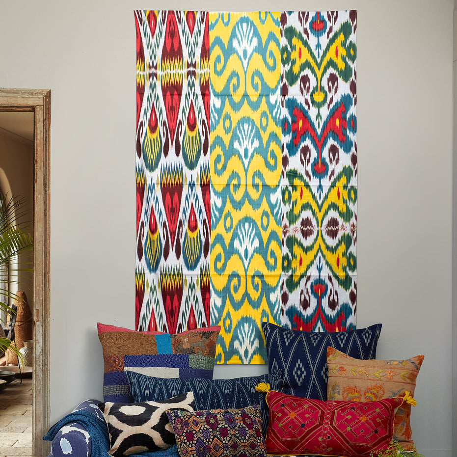 Tashkent Traffic Large Ikat Tapestry