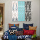 Tashkent Winter Day Medium Ikat Tapestry