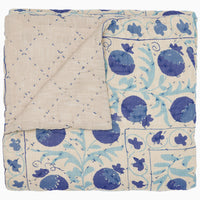 Tejal Azure Throw - High Quality Image of 