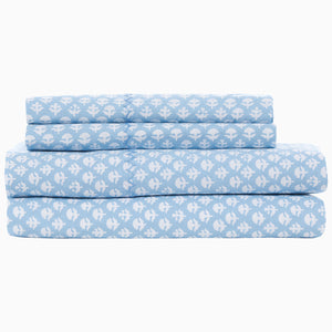 Bindi Light Indigo Organic Sheet Set