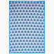 Green Vines With Blue Suzani Blanket