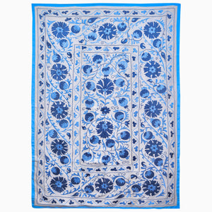 Saturated Story Suzani Blanket