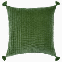 Velvet Moss Decorative Pillow - High Quality Image of 