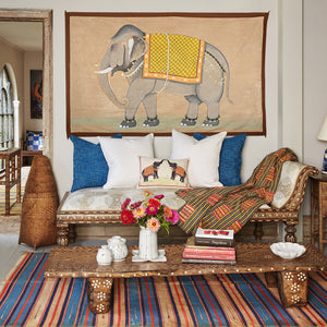 Elephant with Yellow Howdah Tapestry