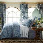 Cinde Indigo Organic Bed Skirt - 32594067816494