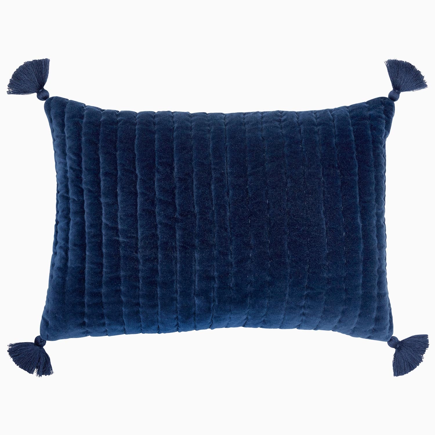 Velvet Indigo Decorative Pillow Main