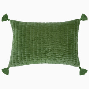 Velvet Moss Decorative Pillow