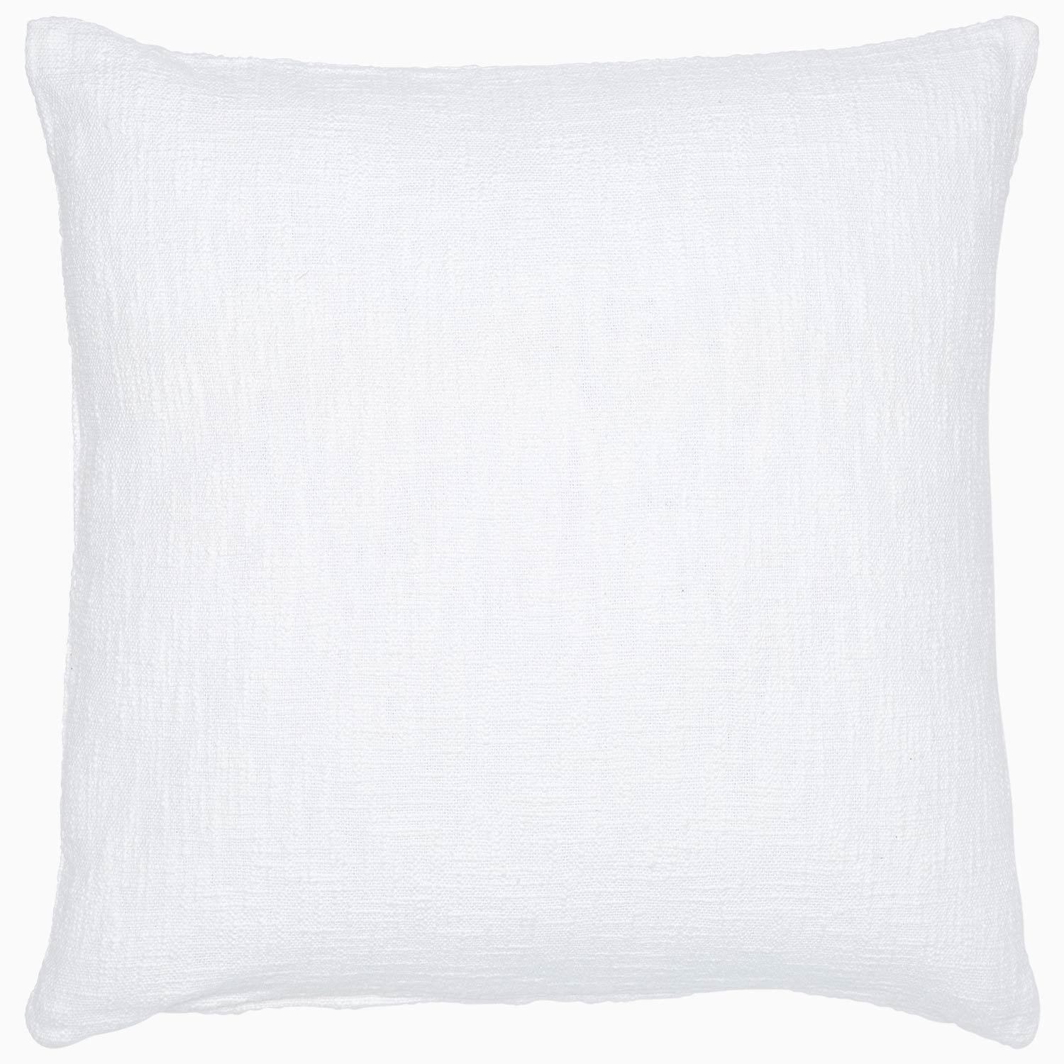 Woven White Decorative Pillow Main