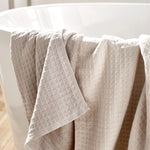 Linen Waffle Bath Towel - 30188093538350
