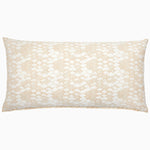 A John Robshaw Abhra Bolster pillow with a lace pattern, machine washable. - 29981038706734