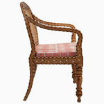 Bone Inlay Cane Chair - 29413896060974
