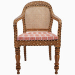 Bone Inlay Cane Chair - 29413896192046