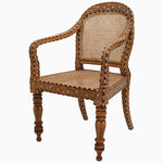 Bone Inlay Cane Chair - 29413896093742