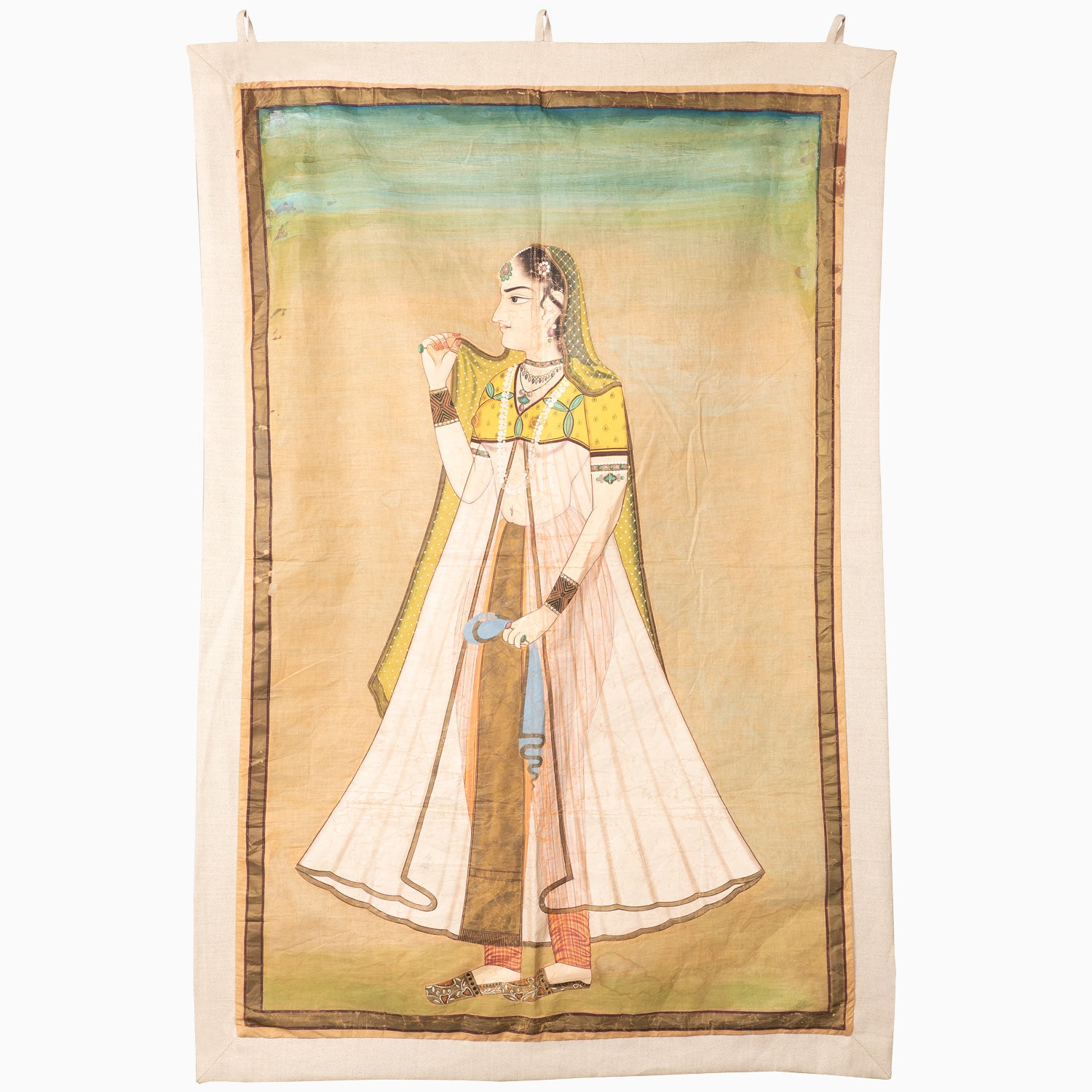Princess With Faded Blue Sky Tapestry Main