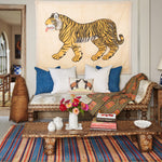 Tiger with Graphic Pattern Tapestry - 30148995022894